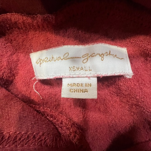 Spiritual Ganger Women's Cropped Hooded Sweatshirt, Size XS, Logo, Cozy, Soft - Picture 12 of 15